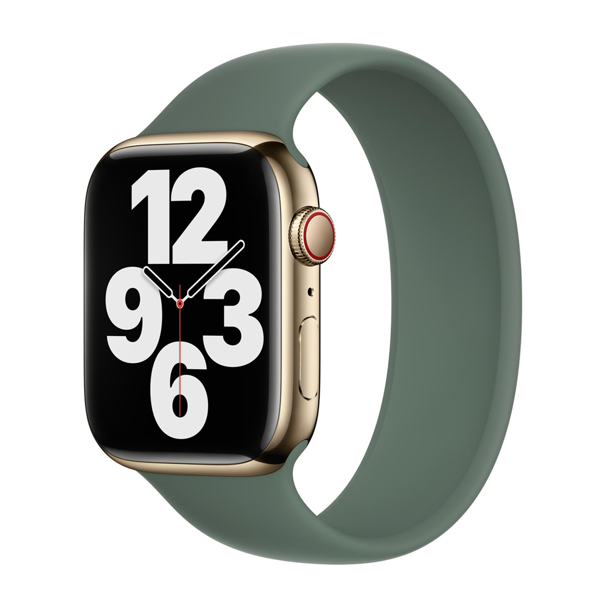 Bracelet Boucle unique en Silicone Apple Watch | 38/40/41/42 mm - Taille 4 - Eucalyptus