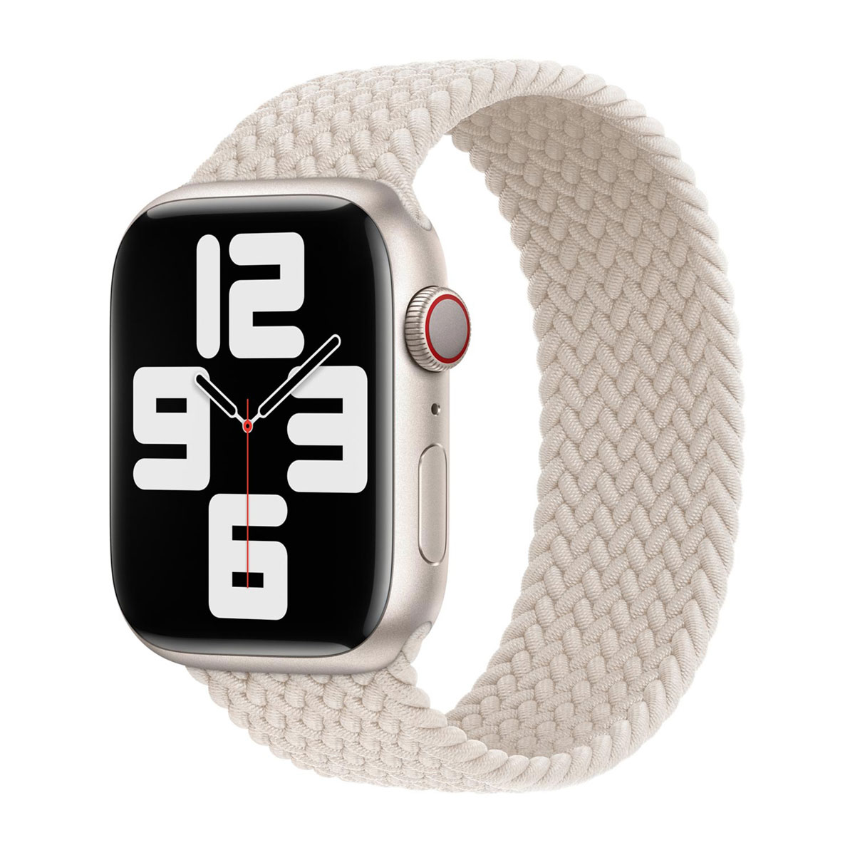 Bracelet Solo tressé Apple Watch | 38/40/41/42 mm - Taille 8 - Starlight