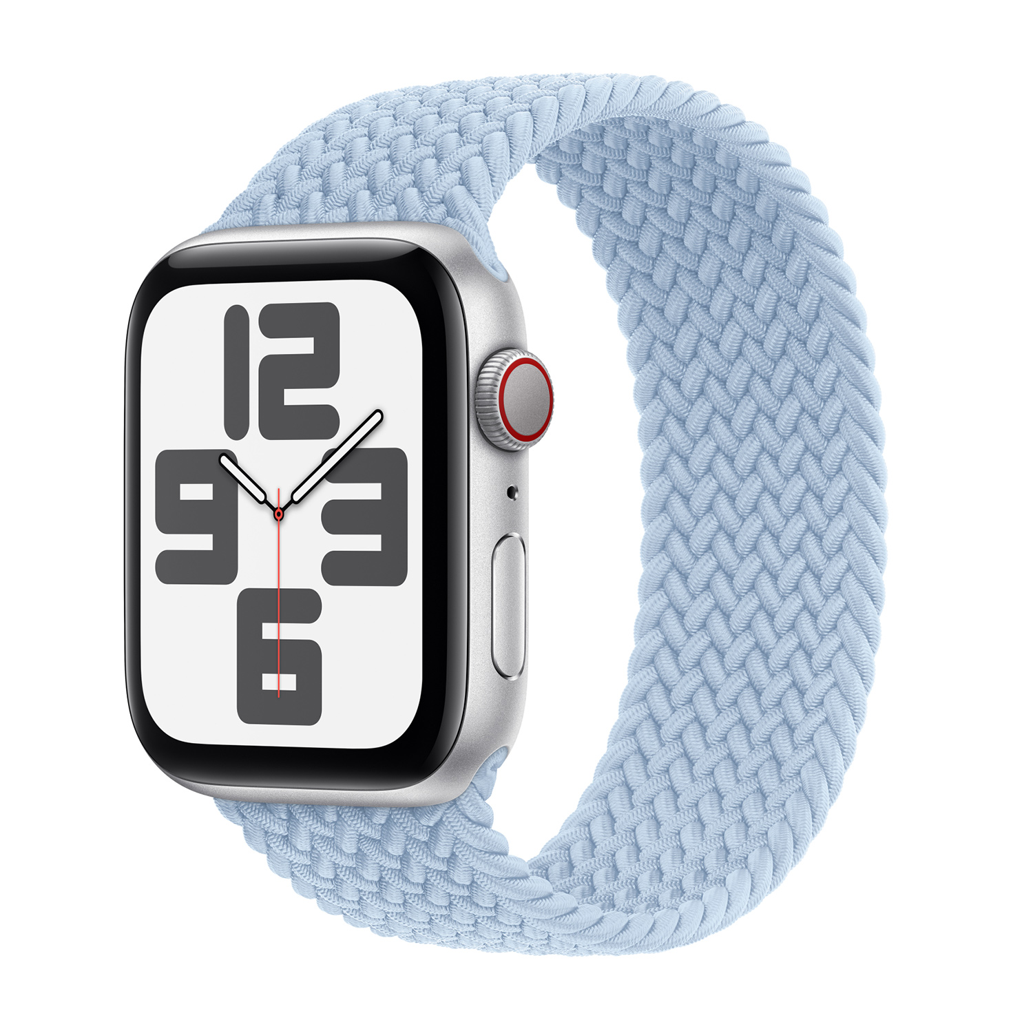 APPLE Bracelet Solo tress&eacute;  Watch  38/40/41/42 mm - Taille 1 - Light Blue