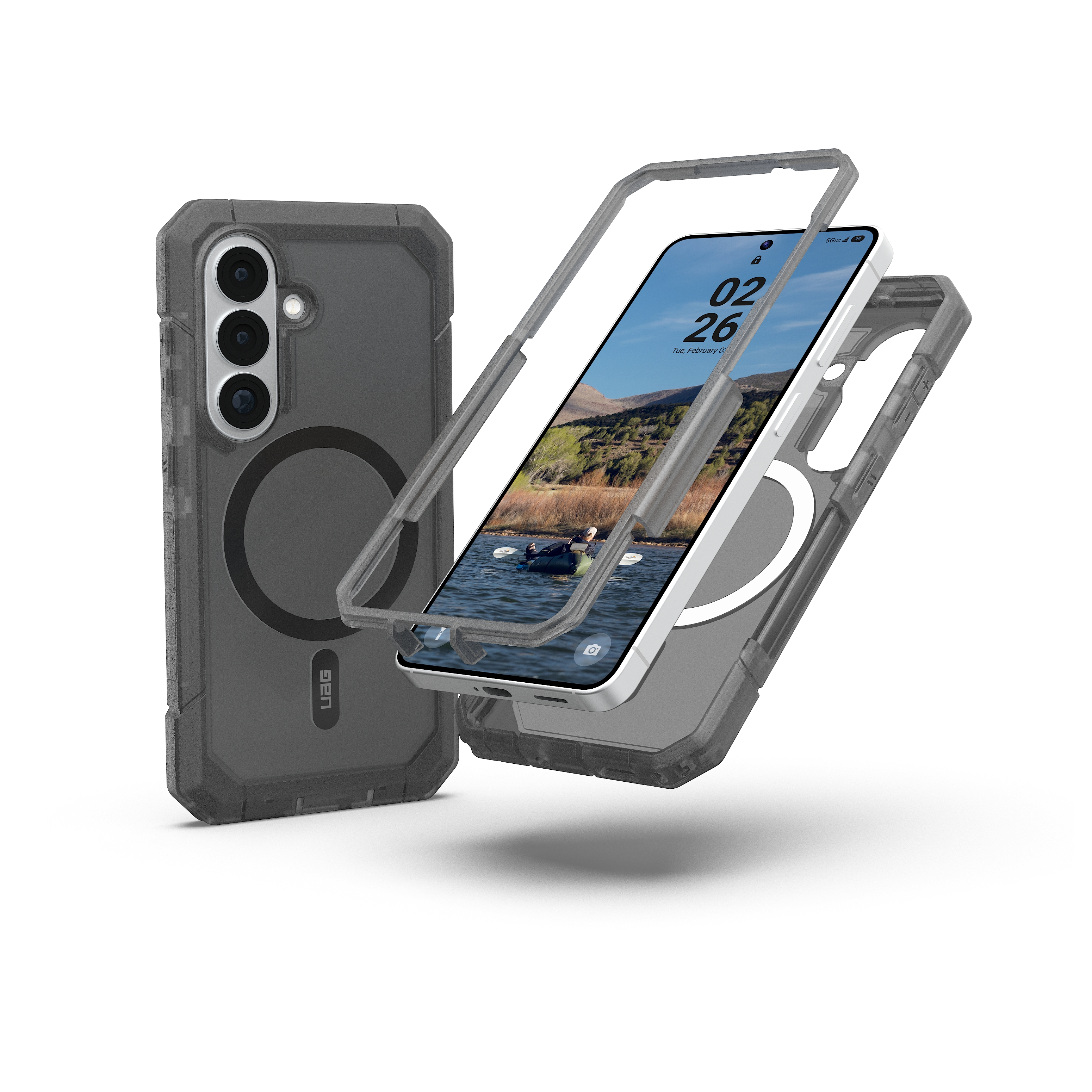 UAG Coque pour Galaxy S26 MagSafe Antichoc S&eacute;rie Trooper  Noir