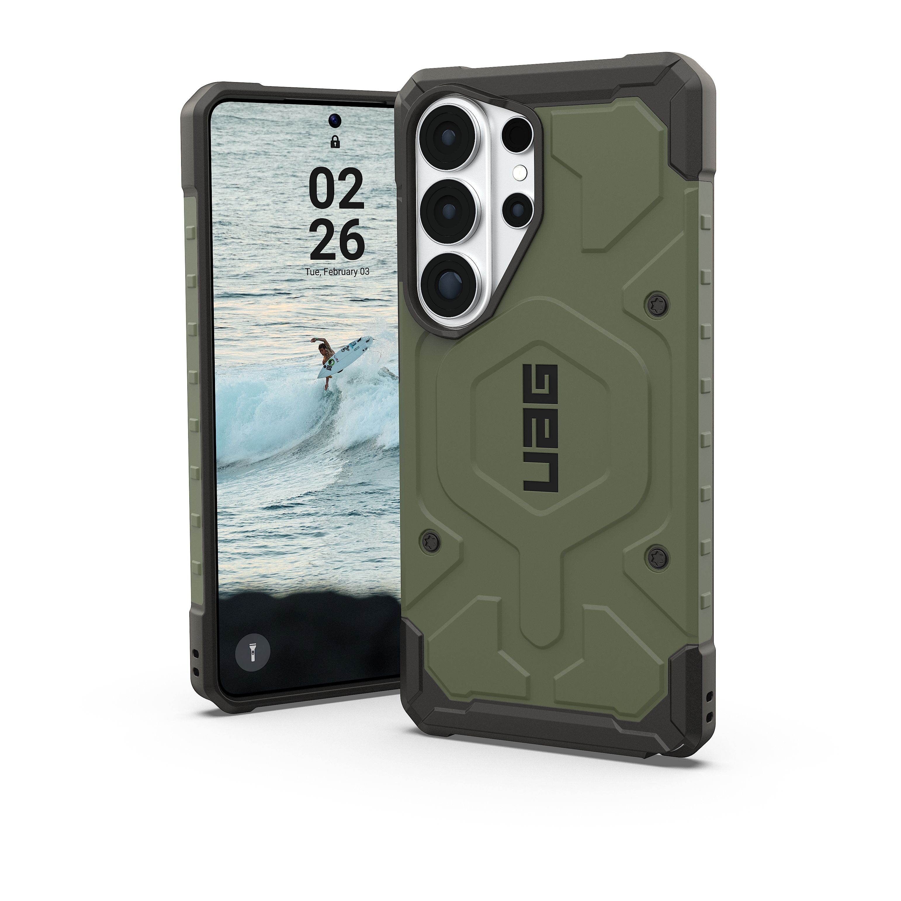 UAG  Coque Pathfinder MagSafe Samsung Galaxy S26 Ultra - Olive Drab