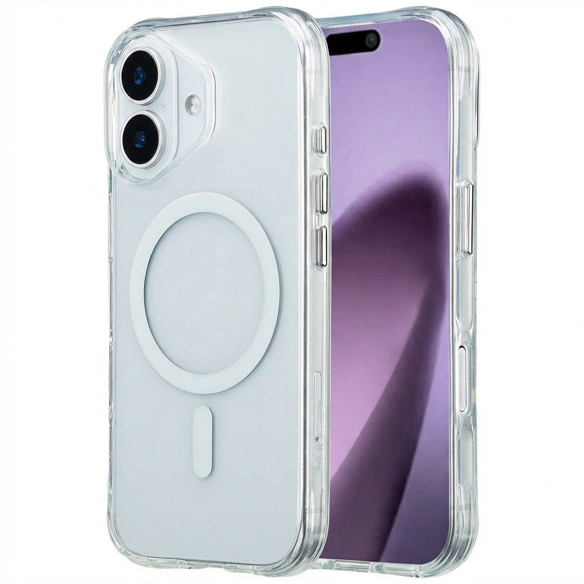IMOSHION Coque Rugged Air MagSafe pour iPhone 17 - Transparent