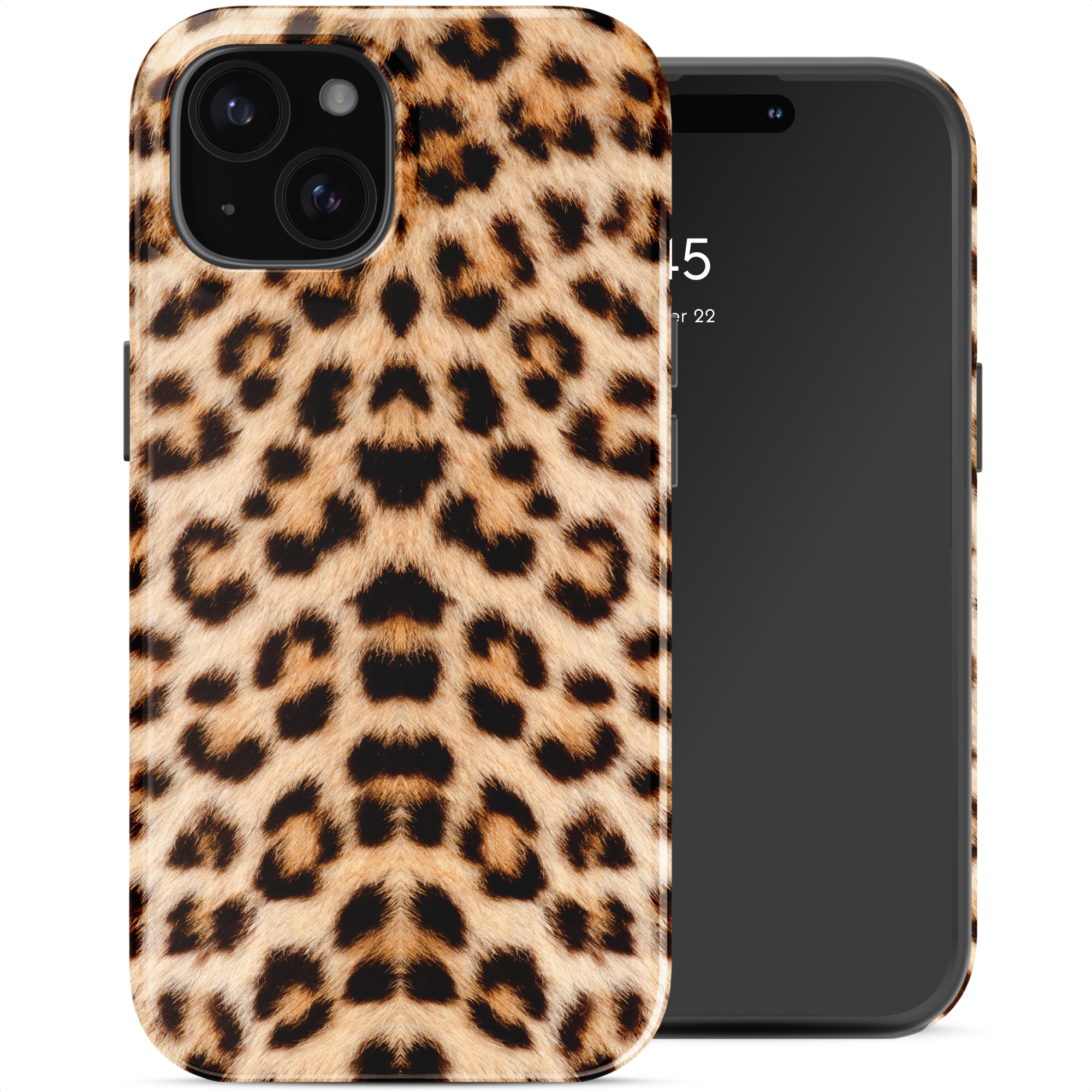 SELENCIA  Coque arri&egrave;re Vivid pour Apple iPhone 15 - Wild Leo - Neuf