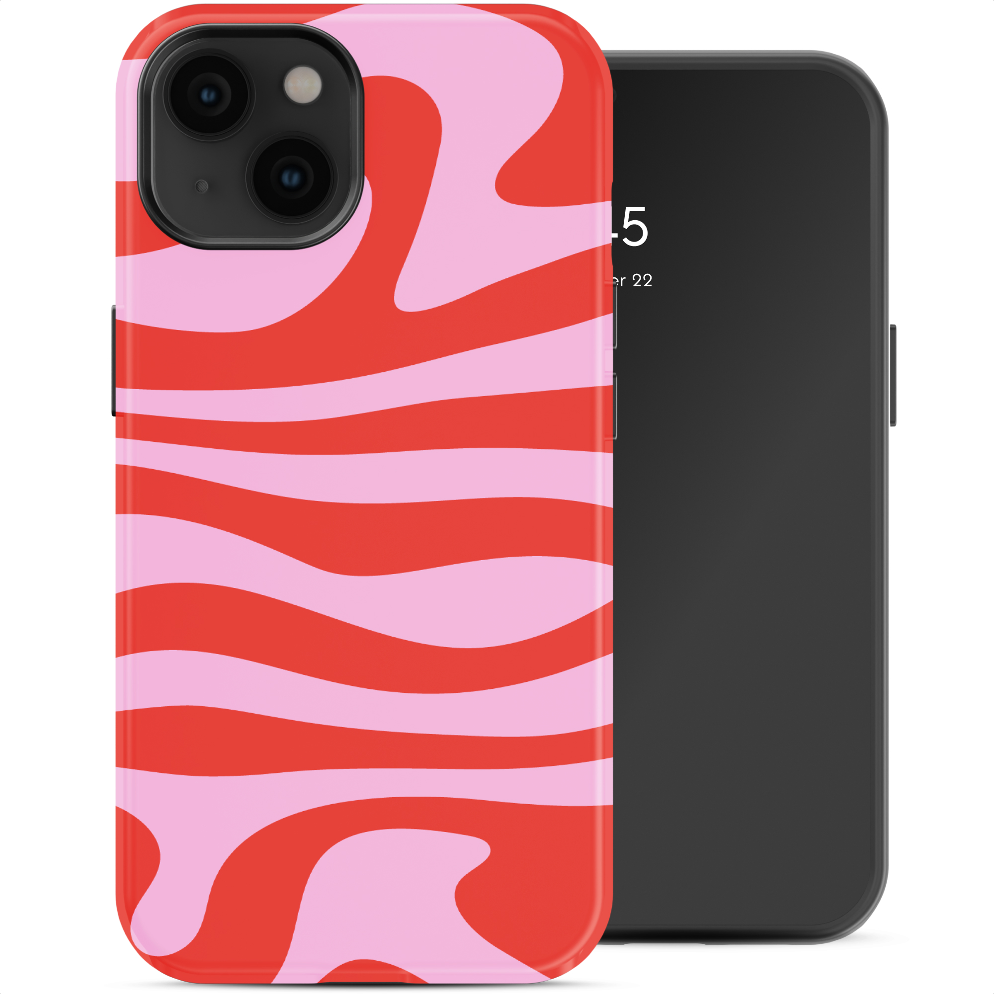 SELENCIA Coque arri&egrave;re Vivid avec MagSafe pour iPhone 14 - Dream Swirl Pink