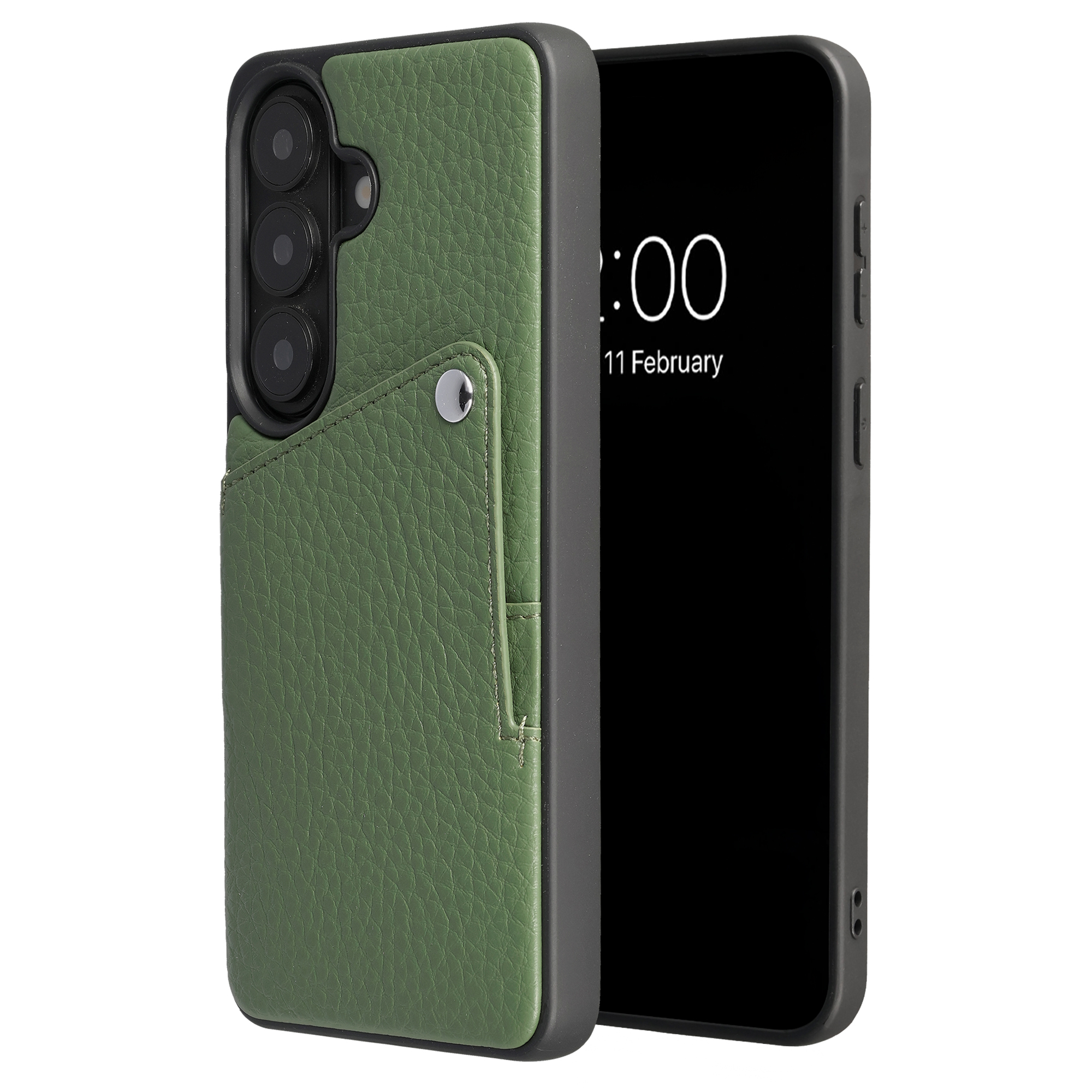 SELENCIA  Coque Riva avec porte-cartes Samsung Galaxy S26 - Sage Green