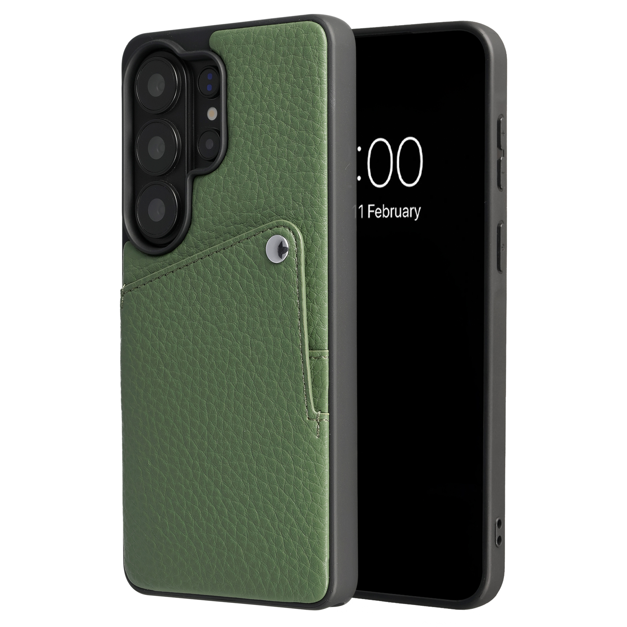 SELENCIA  Coque Riva avec porte-cartes Samsung Galaxy S26 Ultra - Sage Green