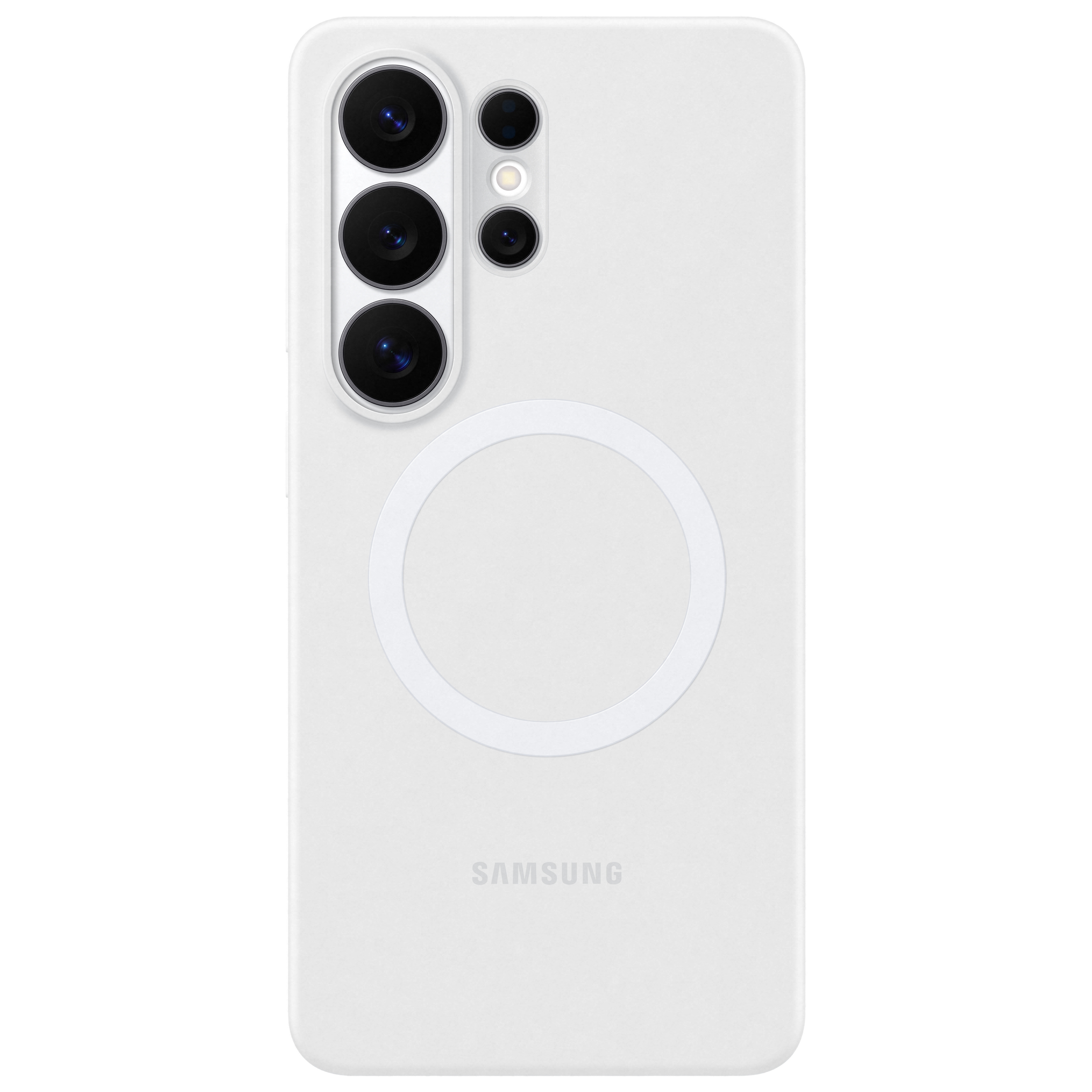 SAMSUNG  Coque MagSafe pour Galaxy S26 Ultra en Silicone Antichoc Blanc