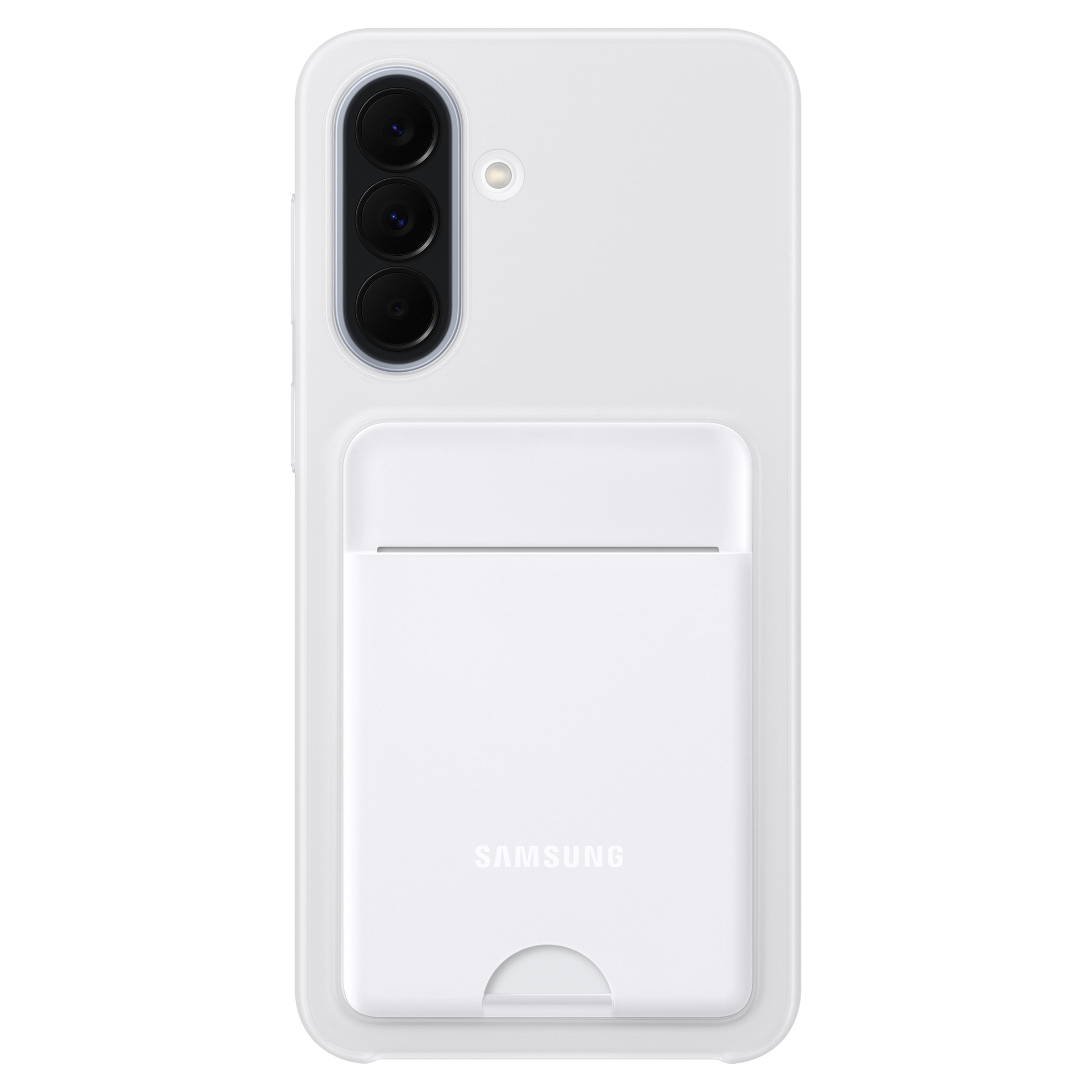 SAMSUNG Coque arri&egrave;re avec porte-carte Gris Clair pour  Galaxy A37 5G