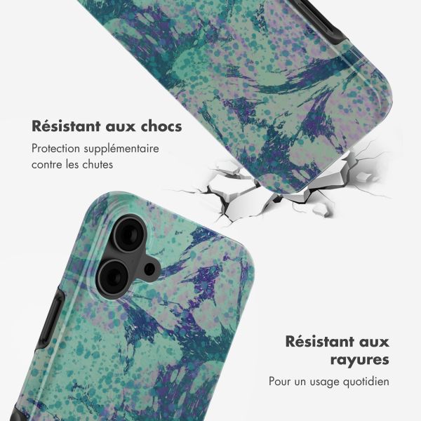 Selencia Coque arrière Vivid avec MagSafe pour iPhone 16 Fresh Paint