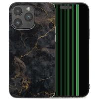 iMoshion Coque Design iPhone 15 Pro Max - Black Marble