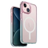 Uniq Coque Combat Duo MagSafe iPhone 15 - Pastel (Sky Blue/ Powder Pink)