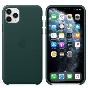 Apple Coque en cuir pour iPhone 11 Pro Max - Vert forêt