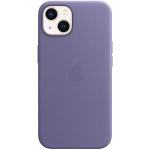 Apple Coque Leather MagSafe iPhone 13 - Wisteria