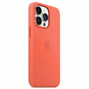 Apple Coque en silicone MagSafe iPhone 13 Pro Max - Nectarine