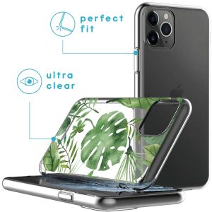 iMoshion Coque Design iPhone 11 Pro - Feuilles - Vert