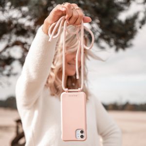 iMoshion Coque de couleur avec cordon amovible iPhone Xr - Rose