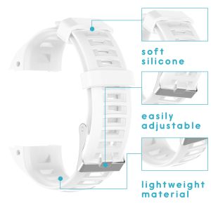 iMoshion Bracelet silicone Garmin Instinct - Blanc