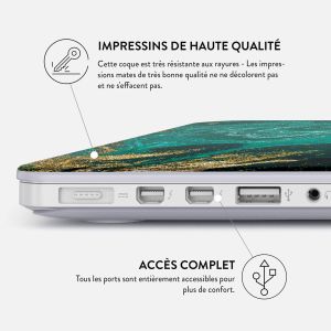 Burga Coque Rigide MacBook Air 13 pouces (2018-2020) - A1932 / A2179 / A2337 - Emerald Pool