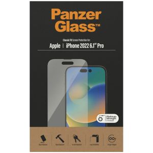 PanzerGlass Protection d'écran en verre trempé Anti-bactéries iPhone 14 Pro