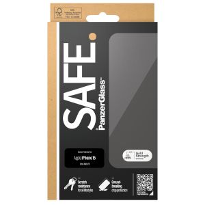 PanzerGlass Protection d'écran SAFE Ultra-Wide Fit iPhone 15