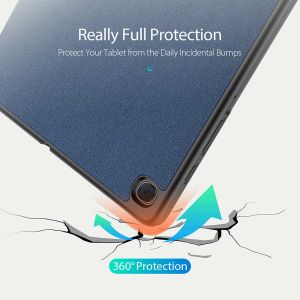 Dux Ducis Coque tablette Domo Samsung Galaxy Tab S6 Lite / Tab S6 Lite (2022) / Tab S6 Lite (2024) - Bleu