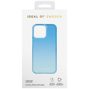 iDeal of Sweden Coque Clear iPhone 15 Pro Max - Light Blue