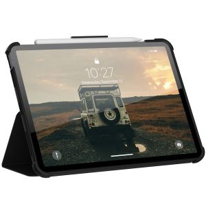 UAG Coque Plyo iPad Air 11 pouces (2024) M2 / Air 5 (2022) / Air 4 (2020) / Pro 11 (2020 / 2018) - Noir / Ice