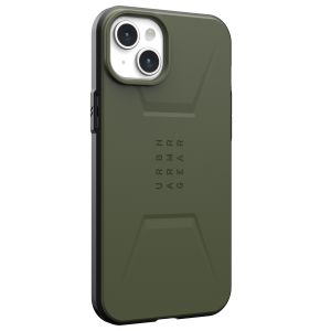 UAG Coque Civilian MagSafe iPhone 15 Plus - Olive Drab