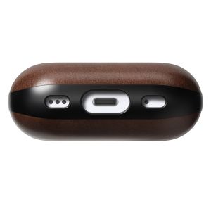 Nomad Coque Horween Leather Apple AirPods Pro 2 - Rustic Brown
