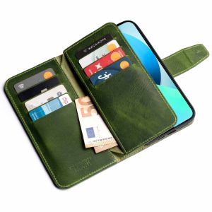 Wachikopa Étui de téléphone portefeuille Multi Wallet iPhone 13 - Forest Green