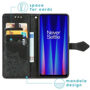 iMoshion Etui de téléphone portefeuille Mandala OnePlus Nord CE 2 5G - Noir