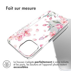 iMoshion Coque Design iPhone 14 - Blossom - Watercolor