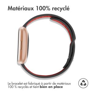 iMoshion Bracelet sportif en silicone Fitbit Versa 2 / Versa Lite - Noir / Rouge