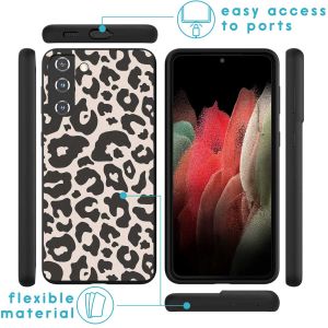 iMoshion Coque Design Samsung Galaxy S21 FE - Leopard