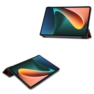 iMoshion Coque tablette Trifold Xiaomi Pad 5 / 5 Pro - Brun