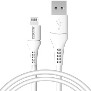 Accezz Chargeur Mural avec câble USB-C vers USB-A - Chargeur - certifié MFi - 20 Watt - 1 mètre - Blanc