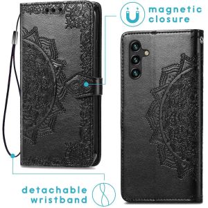 iMoshion Etui de téléphone portefeuille Mandala Samsung Galaxy A13 (5G) / A04s - Noir