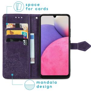 iMoshion Etui de téléphone portefeuille Mandala Samsung Galaxy A33 - Violet