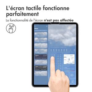 iMoshion Protection d'écran en verre trempé iPad Pro 11 (2020 - 2022) / Air 11 pouces (2024) M2 / Air 5 (2022) / Air 4 (2020) - Transparent