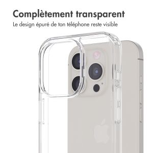iMoshion ﻿Coque Stand iPhone 15 Pro - Transparent