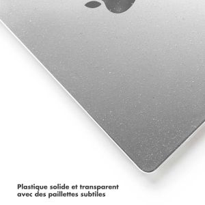 Selencia Coque Paillettes MacBook Pro 16 pouces (2021) / Pro 16 pouces (2023) M3 chip - A2485 / A2780 / A2919 - Transparent