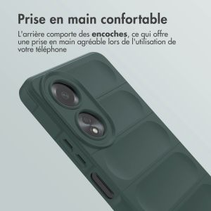 iMoshion Coque arrière EasyGrip Oppo A58 - Vert foncé