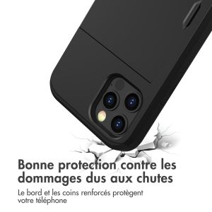 iMoshion Coque arrière avec porte-cartes iPhone 15 - Noir