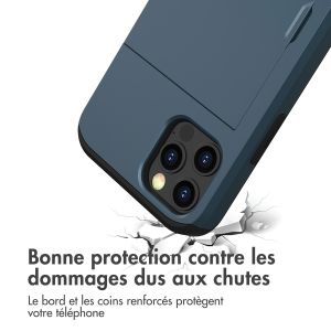 iMoshion Coque arrière avec porte-cartes iPhone 15 - Bleu foncé