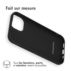 iMoshion Coque Couleur iPhone 15 - Noir