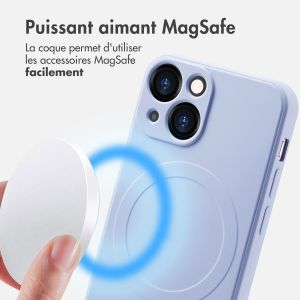 iMoshion Coque Couleur avec MagSafe iPhone 13 Mini - Lilas