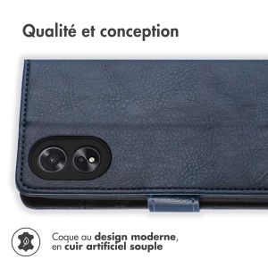 iMoshion Étui de téléphone portefeuille Oppo A18 / Oppo A38 - Bleu foncé