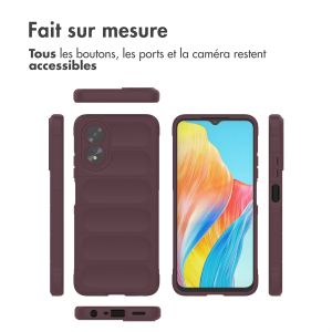 iMoshion Coque arrière EasyGrip Oppo A18 / Oppo A38 - Aubergine