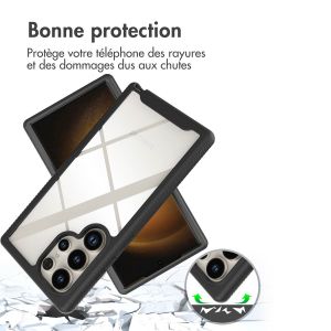iMoshion Coque 360° Full Protective Samsung Galaxy S24 Ultra - Noir