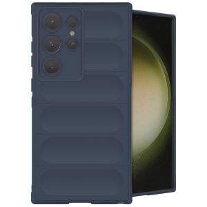 iMoshion Coque arrière EasyGrip Samsung Galaxy S24 Ultra - Bleu foncé